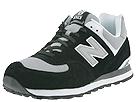 Buy discounted New Balance Classics - M574 - Suede & Mesh (Black/White/Silver Split Suede/Mesh) - Men's online.