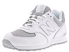 Buy discounted New Balance Classics - M574 - Full Grain Leather (White/Silver) - Men's online.