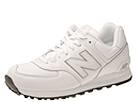 Buy discounted New Balance Classics - M574 - Full Grain Leather (White/White/Silver) - Men's online.