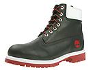 Timberland - Classic 6" Premium Boot (Black Smooth Leather With White &amp; Red) - Men's,Timberland,Men's:Men's Casual:Casual Boots:Casual Boots - Waterproof