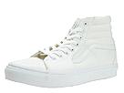 Vans - SK8-Hi Core Classics (True White Canvas/Synthetic) - Men's,Vans,Men's:Men's Athletic:Skate Shoes