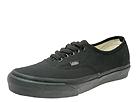 Buy discounted Vans - Authentic Core Classics (Black/Black) - Women's online.