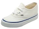 Buy discounted Vans Kids - Authentic (Youth) (White) - Kids online.