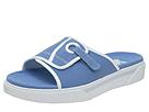 Clarks - Pier (Delft Blue/White Piping) - Women's,Clarks,Women's:Women's Casual:Casual Sandals:Casual Sandals - Slides/Mules