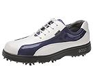 Ecco - Women's Golf Classic Sneaker (GORE-TEX) (White Leather/True Navy Patent) - Women's,Ecco,Women's:Women's Athletic:Golf