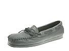 Minnetonka - Deerskin Square Toe (Black Deerskin) - Women's,Minnetonka,Women's:Women's Casual:Casual Flats:Casual Flats - Moccasins