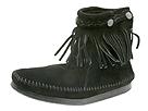 Buy Minnetonka - Hi-Top Back-Zip Boot (Black Suede) - Women's, Minnetonka online.