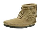 Minnetonka - Hi-Top Back-Zip Boot (Tan Suede) - Women's,Minnetonka,Women's:Women's Casual:Casual Boots:Casual Boots - Above-the-ankle