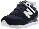 Buy discounted New Balance Classics - W574 - Suede & Mesh (Navy/Green/White) - Women's online.