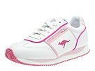 KangaROOS - Lotus Leather Jogger (White/Pink) - Women's,KangaROOS,Women's:Women's Athletic:Classic