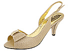 J. Renee - Dayna (Gold Glimmer Fabric) - Footwear