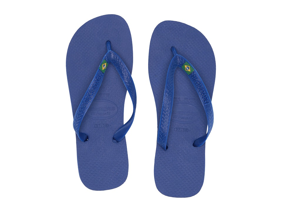 Havaianas Brazil Flip Flops (Marine Blue) Sandals