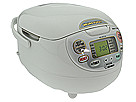 Zojirushi - NS-ZCC10WG 5.5 Cup Neuro Fuzzy Rice Cooker Warmer (Premium White) - Home
