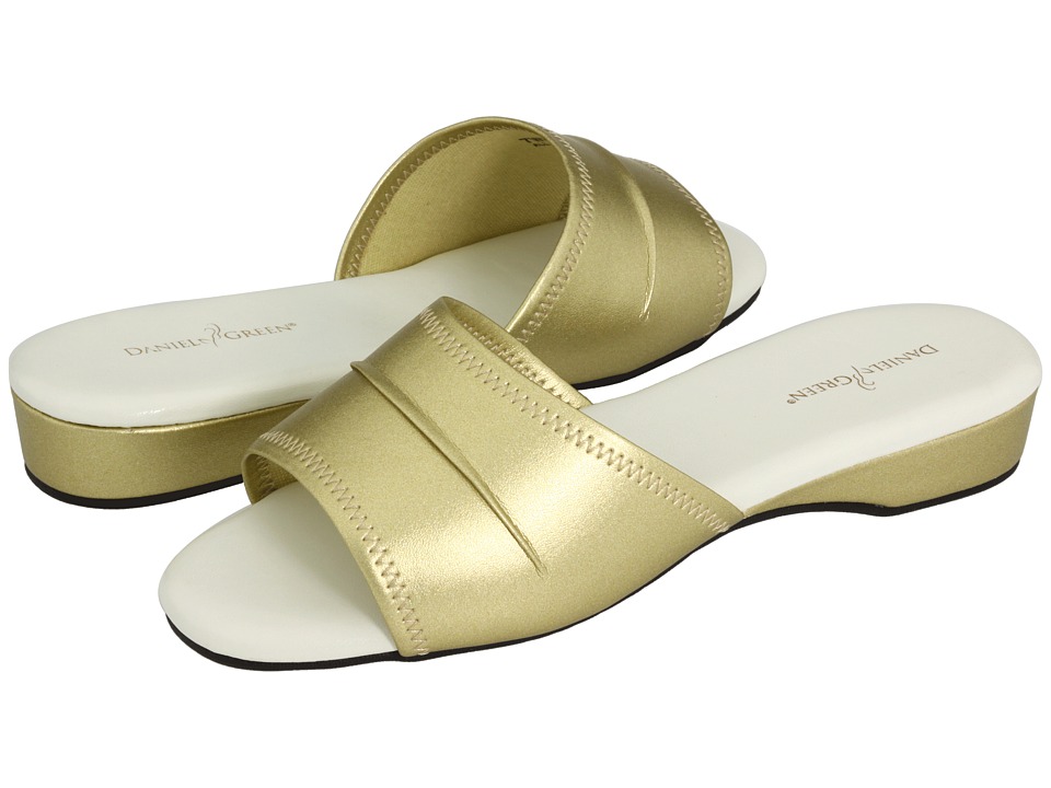 Daniel Green Dormie (Gold) Slippers