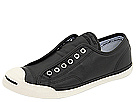 Converse - Jack Purcell Low Profile Slip (Black/Egret Leather) - Footwear