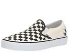 Vans - Classic Slip-On Core Classics (Black & White Checkered) - Footwear