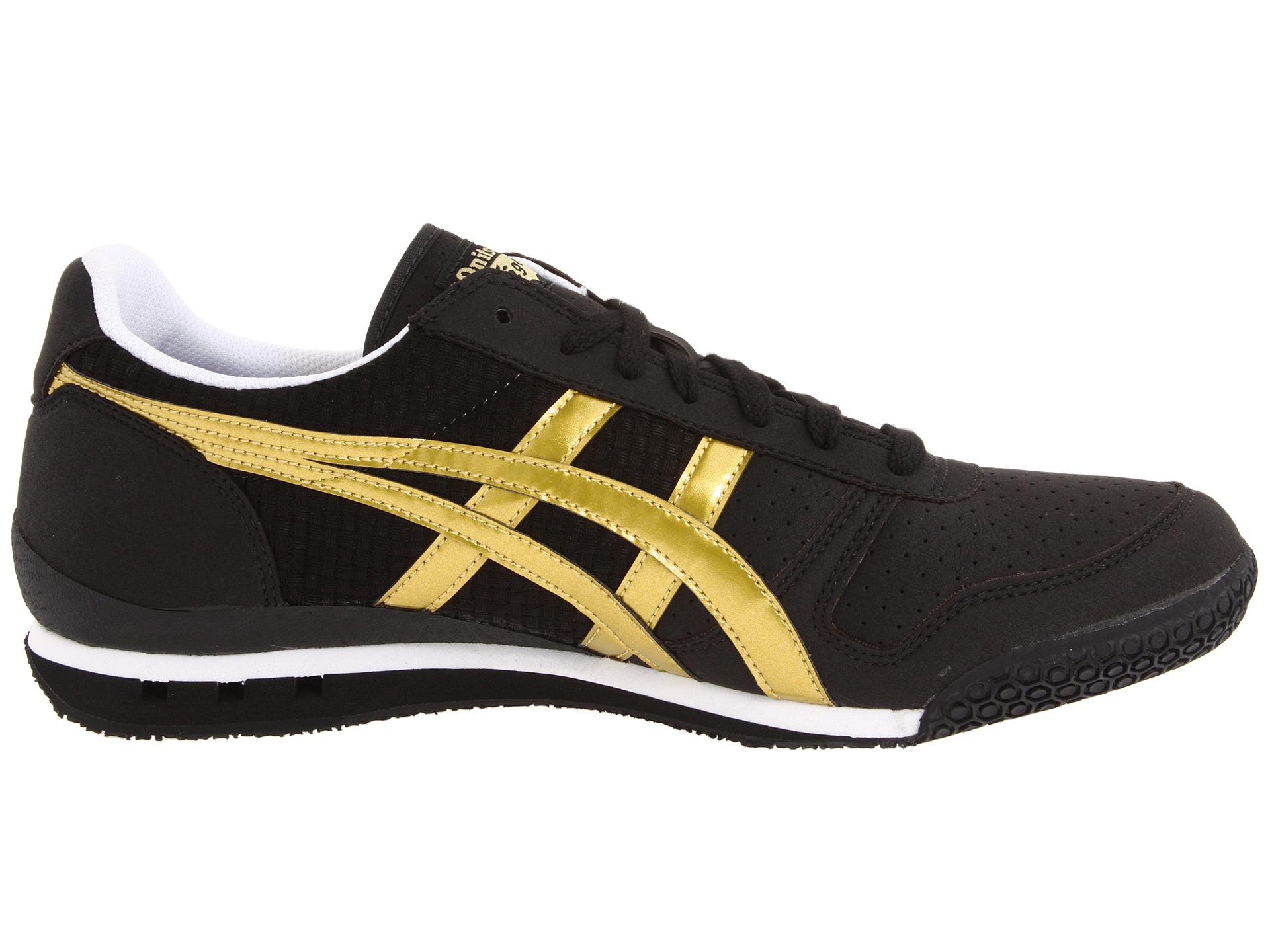 asics tiger black gold