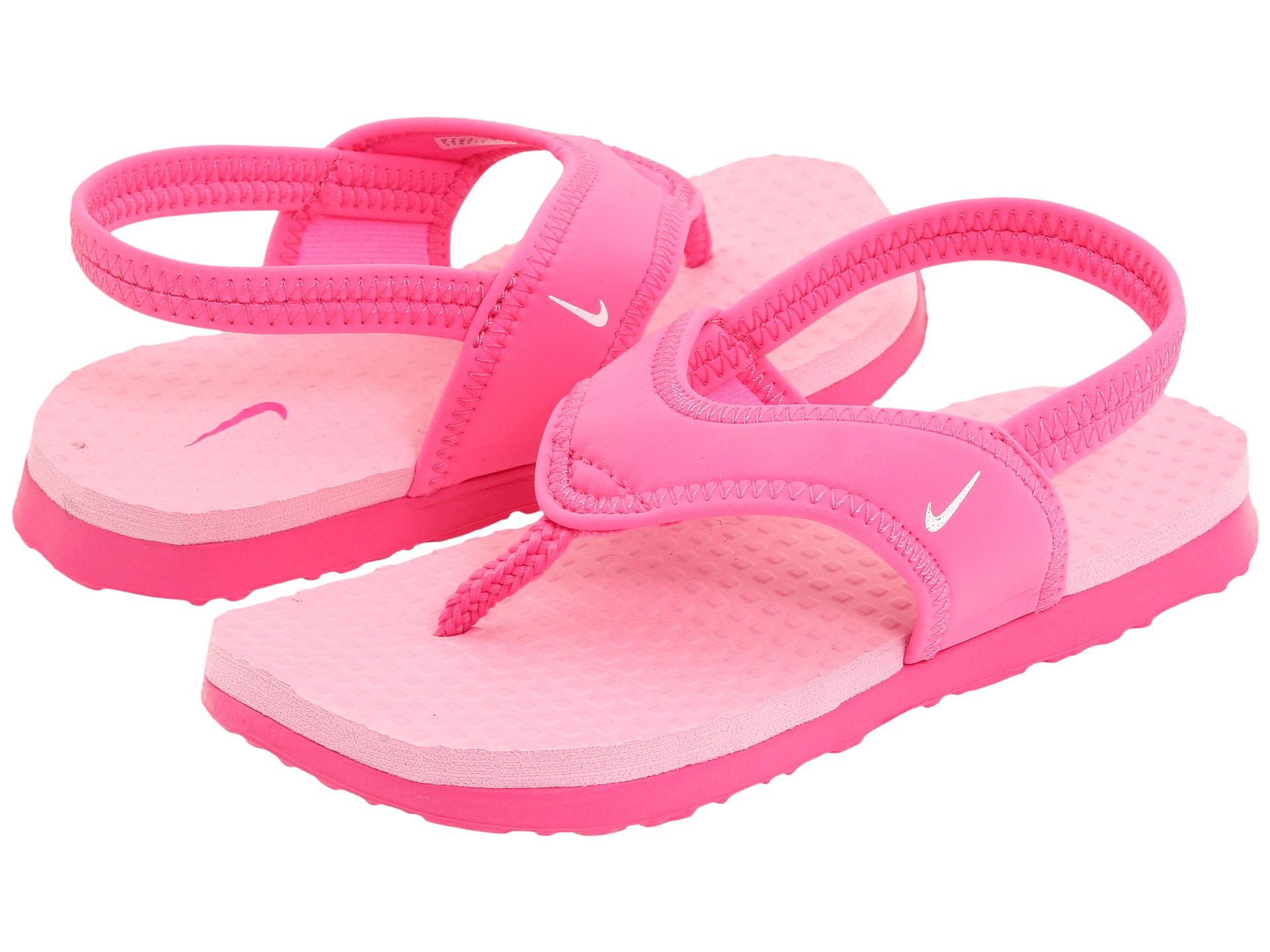 pink nike slides kids