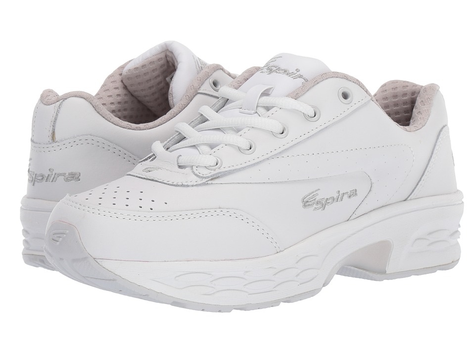 Spira Classic Leather White/White Womens Shoes