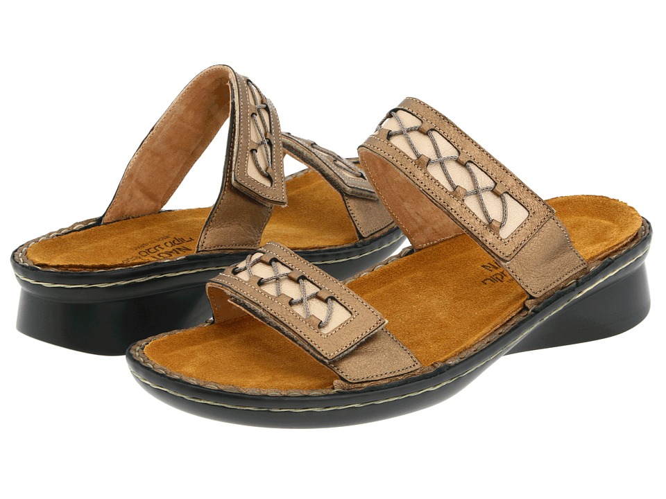 Naot Footwear Sound (Grecian Gold/Champagne Leather) Sandals
