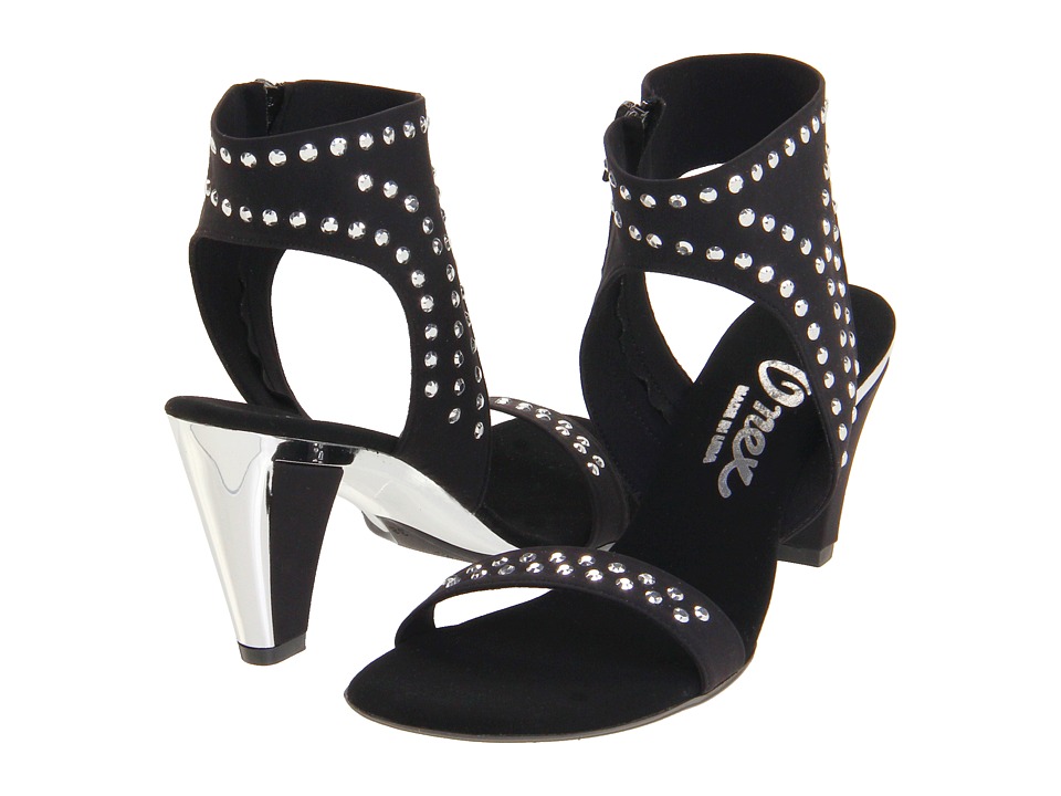 Onex Showgirl (Black Leather) Sandals