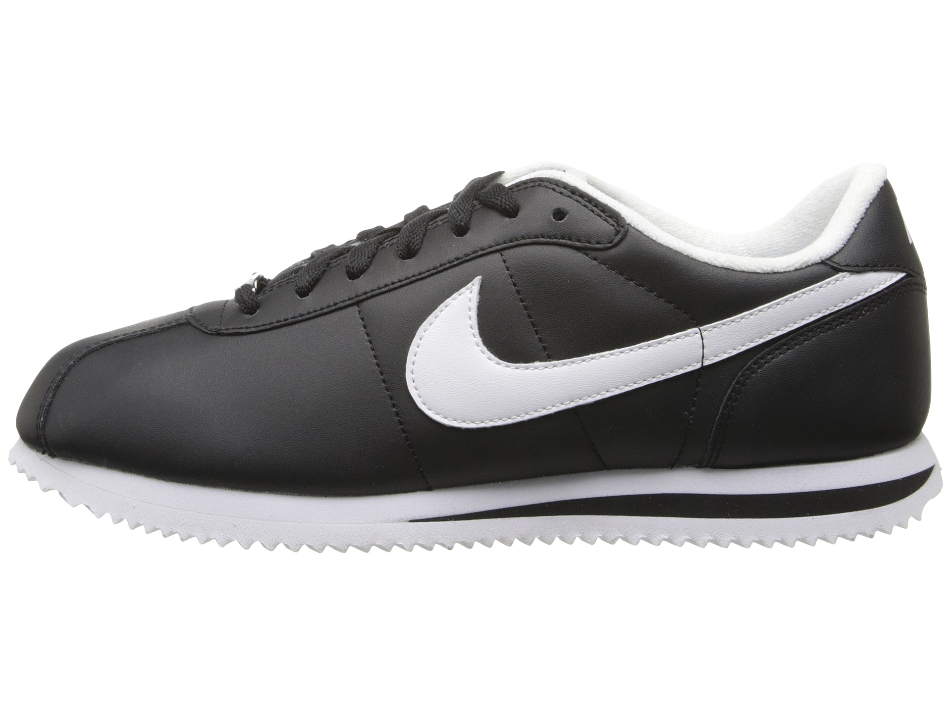 nike cortez all black
