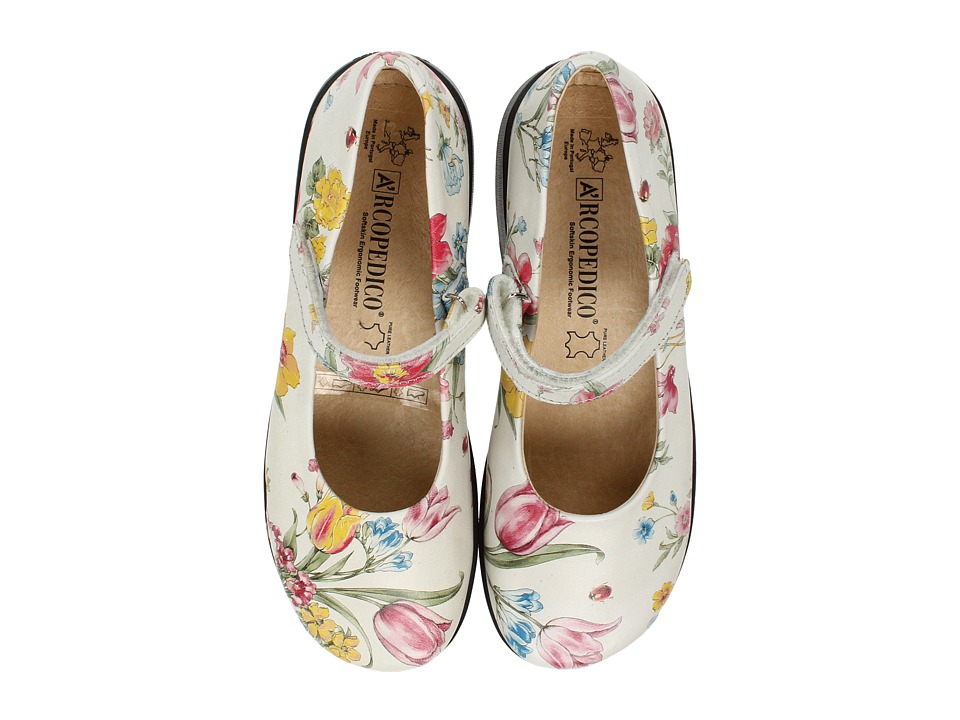 Arcopedico Scala (Flowers White) Maryjane Shoes