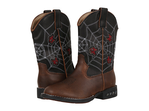 Roper Kids Spider Lighted Cowboy Boots (ToddlerYouth) at Zappos