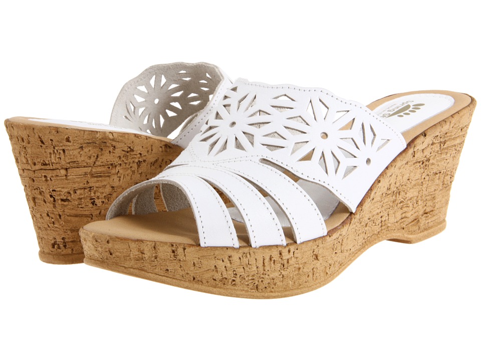 Spring Step Dora (White) Wedge Shoes