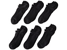 Nike - Boys Banded Cotton No Show 6-Pair Pack (Black/(White))
