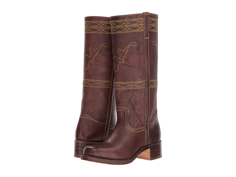 Frye Campus Stitching Horse (Walnut) Cowboy Boots
