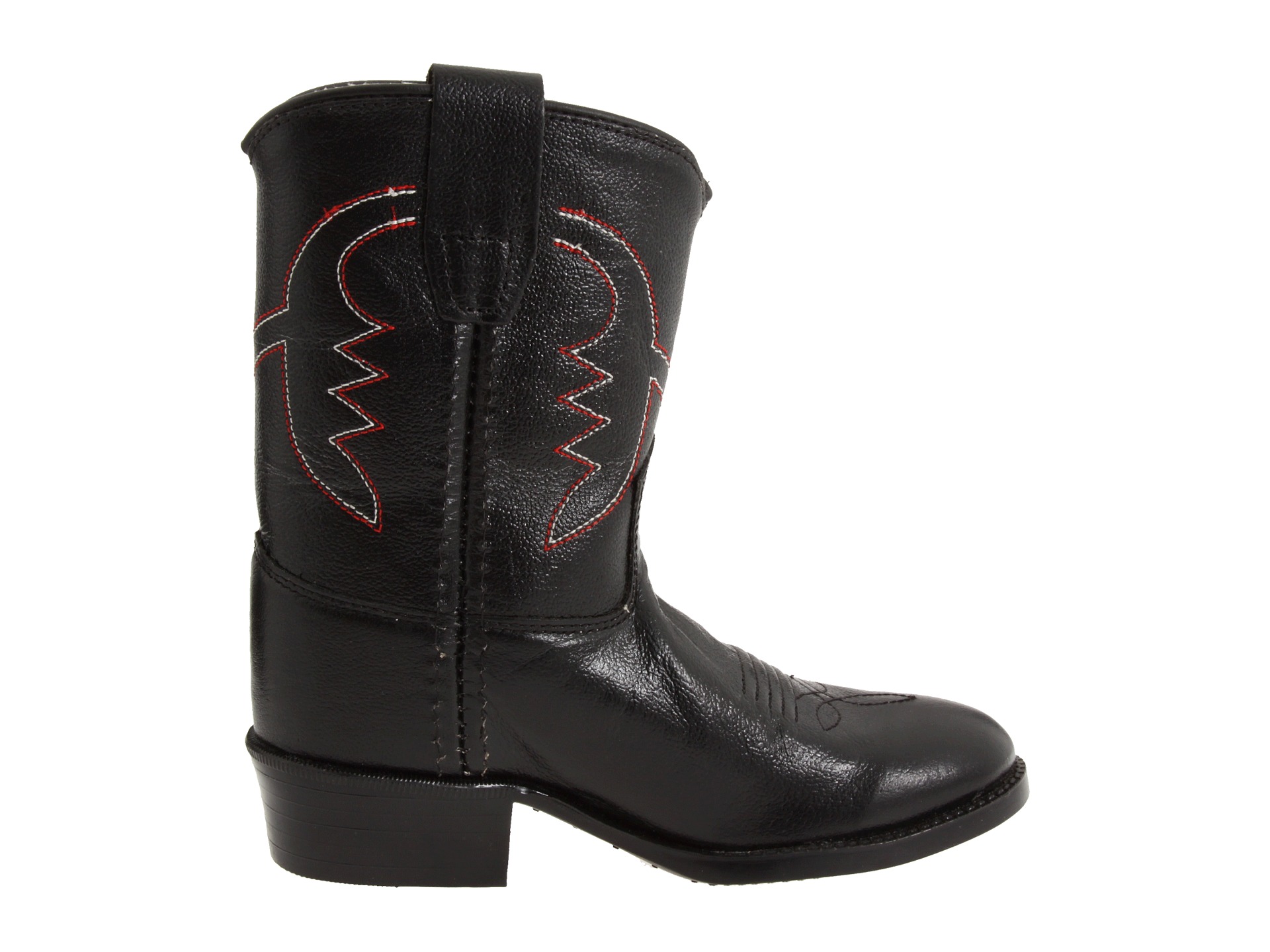 Old West Kids Boots Western Boot (Toddler) Black - Zappos Free ...