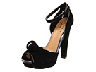 Mark & James by Badgley Mischka - Mark James Flirty Heels (Black Suede) - Footwear