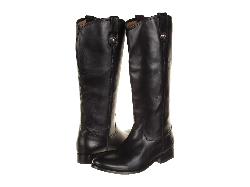 Frye Melissa Button Boots Extended (Black Extended (Soft Vintage Leather)) Western Boots