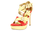 Two Lips - Goldigger (Red/Gold) - Footwear