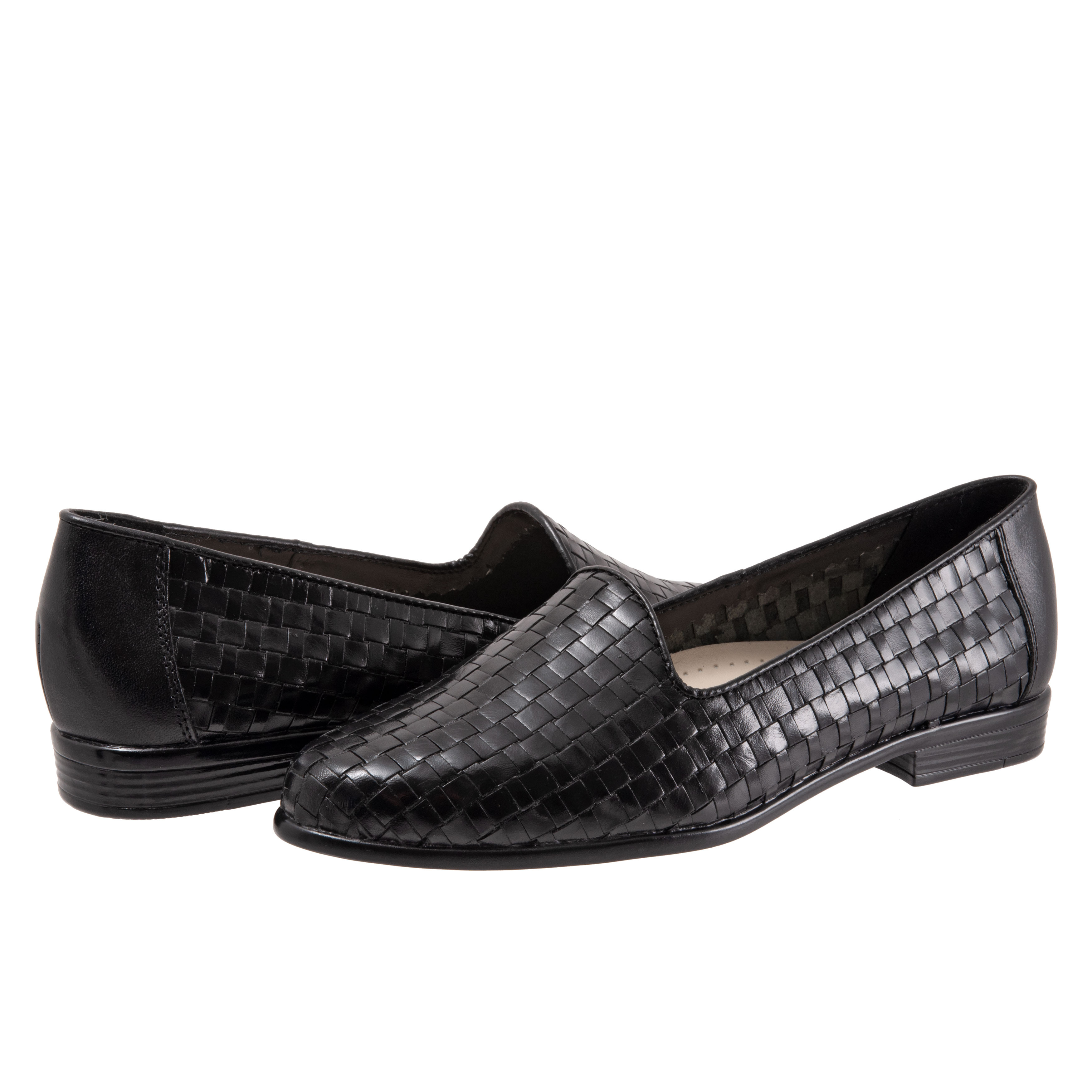 womens wide black dress shoes