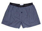 Calvin Klein Underwear - Matrix Woven Slim Fit Boxer (Navy Plaid) - Apparel