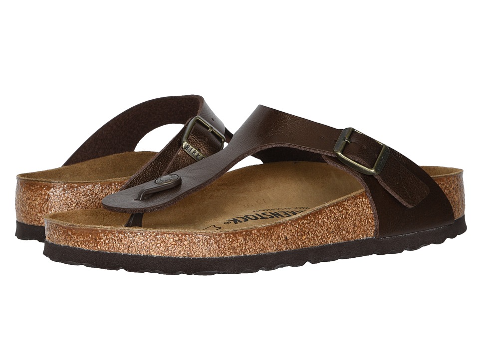 Birkenstock Gizeh Birko-Flor (Toffee Birko-Flor ) Women