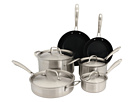 Cuisinart - GreenGourmet Tri-Ply Stainless 10-Piece Set (Stainless Steel) - Home