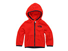 The North Face Kids - Boys' Glacier Full Zip Hoodie 12 (Infant) (Fiery Red/Deep Water Blue) - Apparel