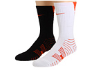 Nike - Performance Football Crew 2-Pair Pack (White/(Team Orange)/Black/(Team Orange))