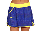 adidas - Women's response Skort - Dotted Print (Prime Ink Blue/Prime Yellow) - Apparel