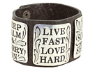 Gypsy SOULE - Inspiration Leather Cuff (Brown/Silver) - Jewelry