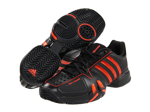 adidas - adipower Barricade (Black/High Energy) - Footwear