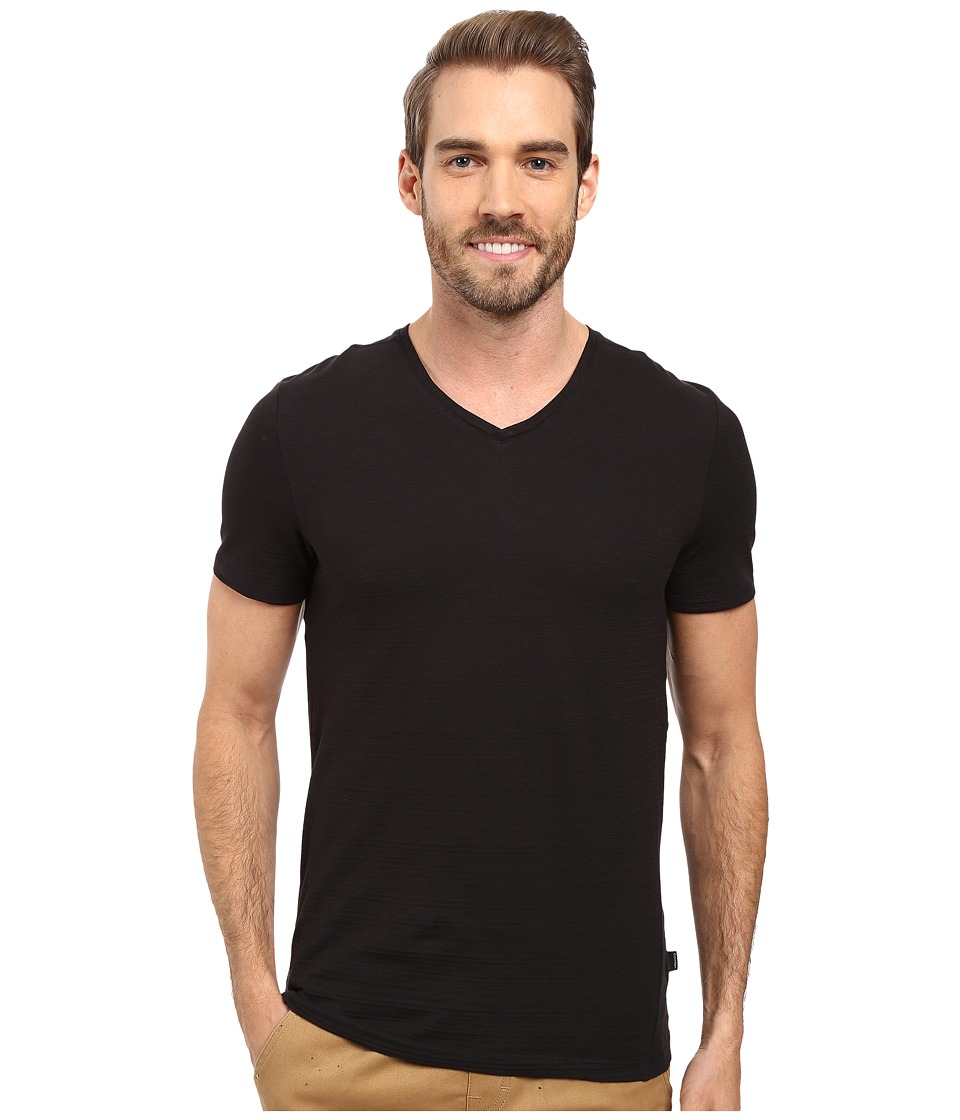 Calvin Klein Slim-Fit V-Neck T-Shirt (Black) Men
