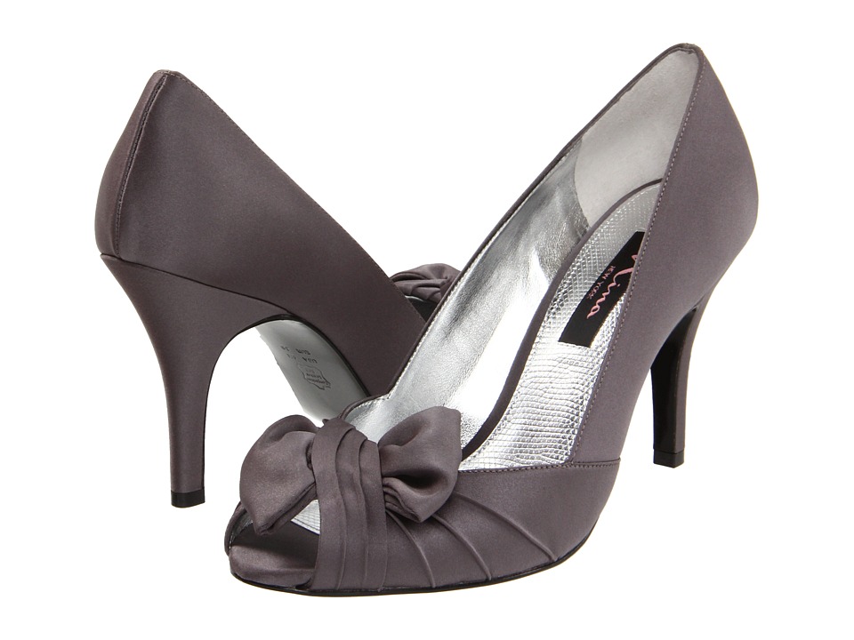 Nina Forbes (Steel/Stealth Gray/Stealth Gray) Women's Slip-on Dress Shoes