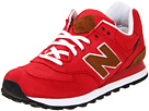 New Balance Classics - ML574 (Red Textile) - Footwear