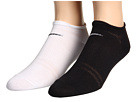 Nike - Training Studio No-Show 2-Pair Pack (White/(Black)/Black/(White))