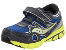 Saucony Kids - Baby Crossfire A/C (Infant/Toddler) (Royal/Citron/Grey) - Footwear