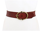 LAUREN Ralph Lauren - Casual Jeans belt with Link Centerbar Buckle (Dark Brown)